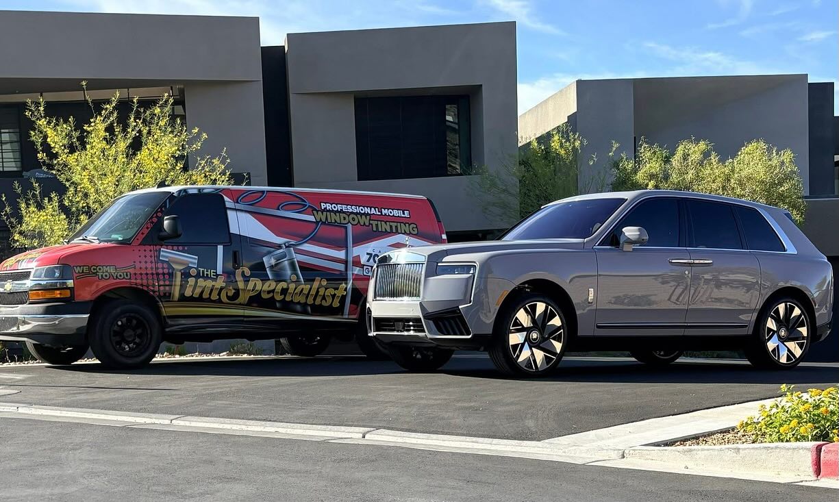 The Tint Specialist - Rolls-Royce Cullinan window tinting in Las Vegas The Tint Specialist - Rolls-Royce Cullinan window tinting in Las Vegas