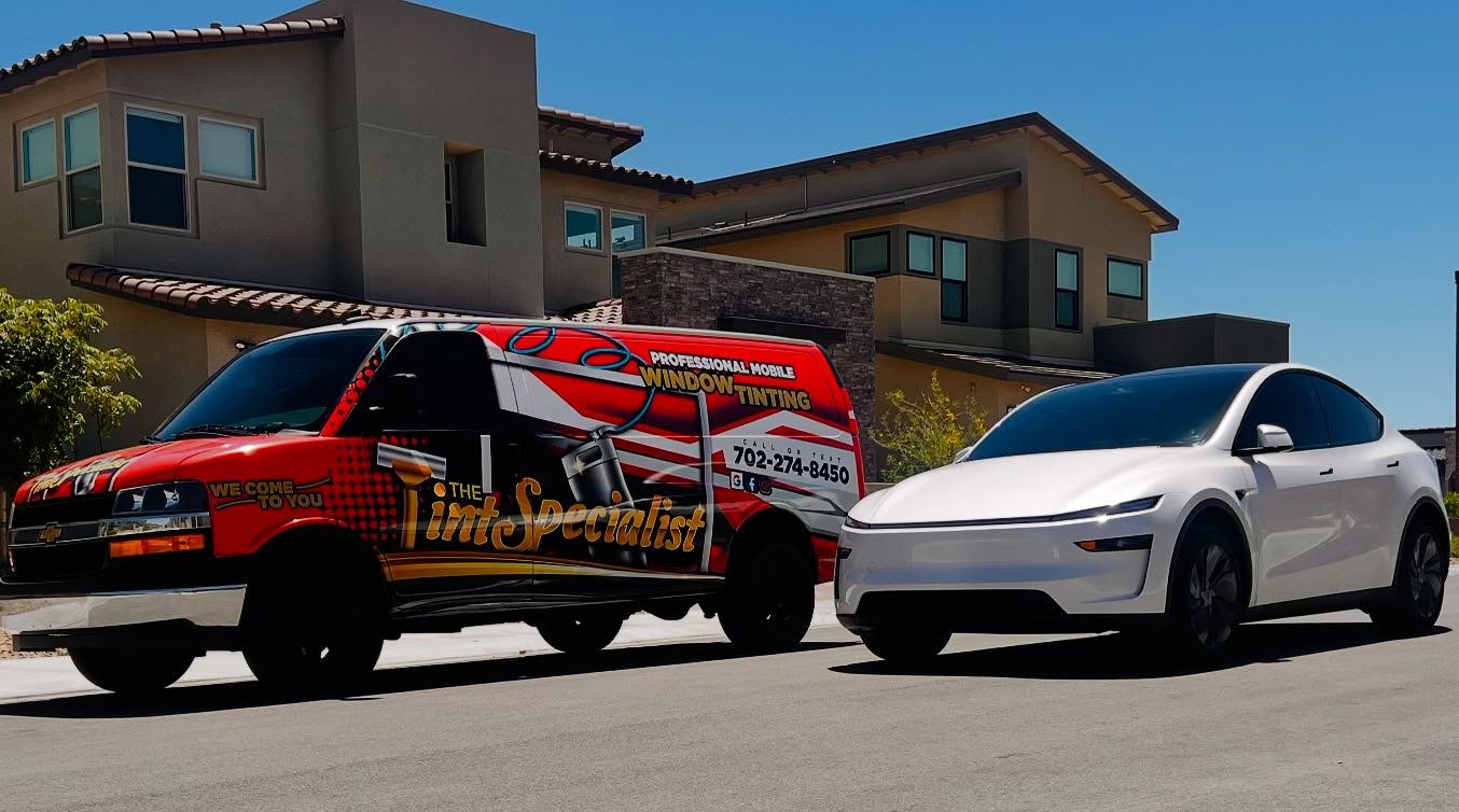 The Tint Specialist - mobile window tinting van serving Las Vegas neighborhoods The Tint Specialist - mobile window tinting van serving Las Vegas neighborhoods